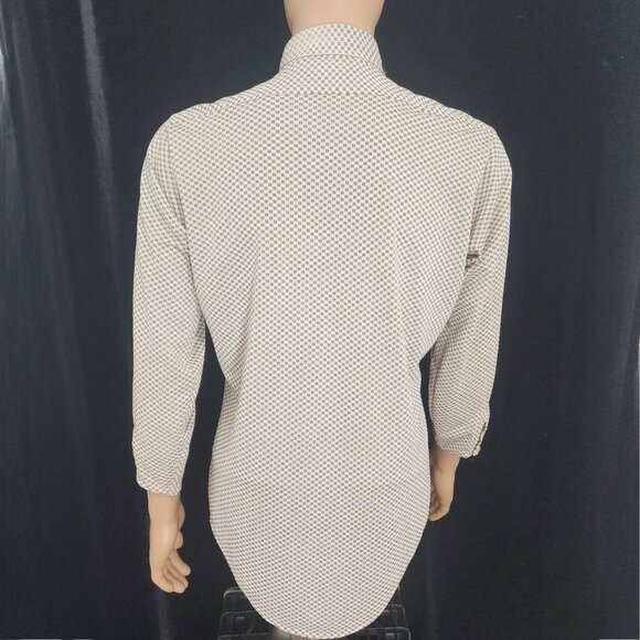 1970's INT. Internationalist by Arrow Men's Button Up Patterned Shirt 15-1/2, 34 - Picture 6 of 16